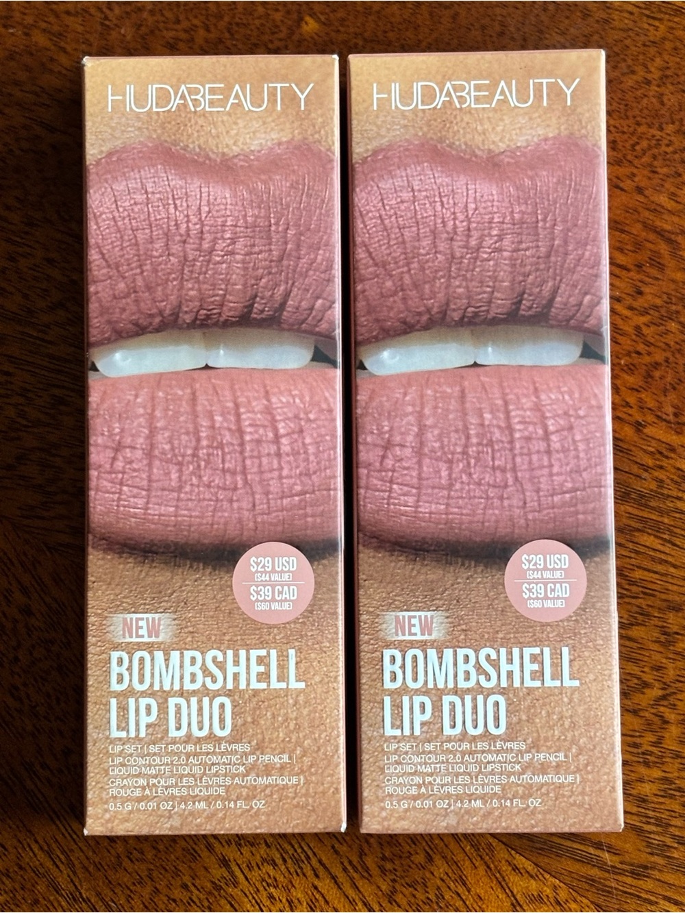 2 HUDA BEAUTY Bombshell Lip Duo - Bombshell